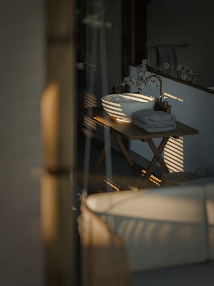 Ensuite bathroom crafted for the tropics